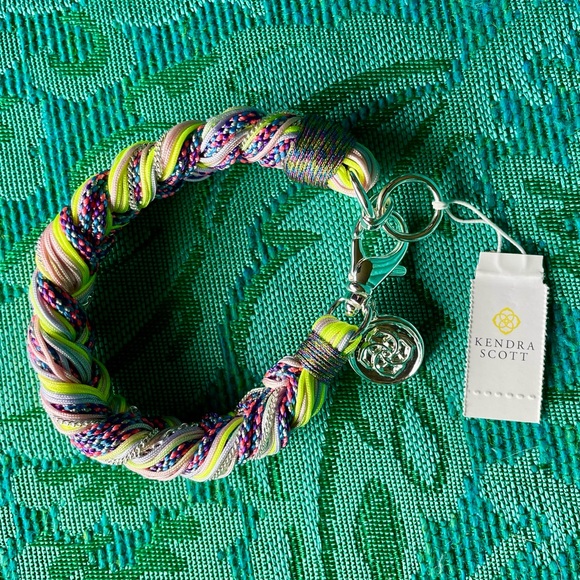 NWT Kendra Scott Braided Cord Bracelet Lilac Mix 7.5" LAST ONE - Picture 10 of 12